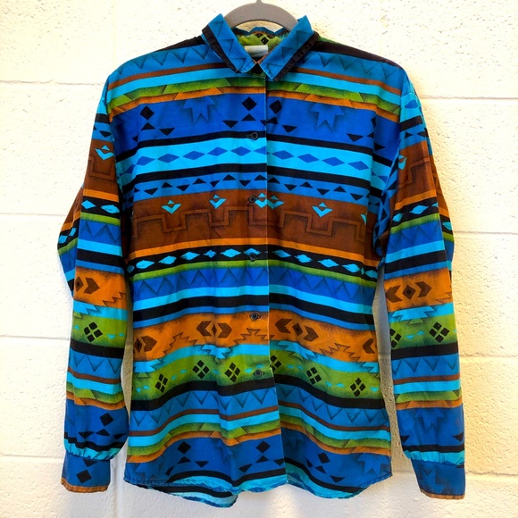 Roper Other - Vintage Roper Multicolored Western Button-down Shirt